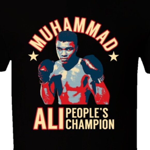 Muhammad Ali Peoples Champion Boxing Legend Fan Memorial Graphic T-Shirt 91 - Picture 2 of 5
